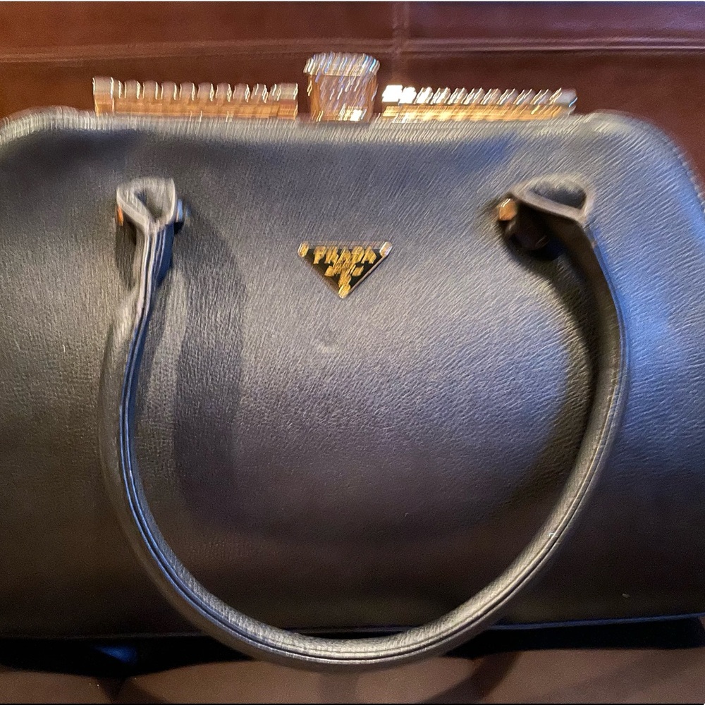Black Bling Prada HandBag - Picture 2 of 6